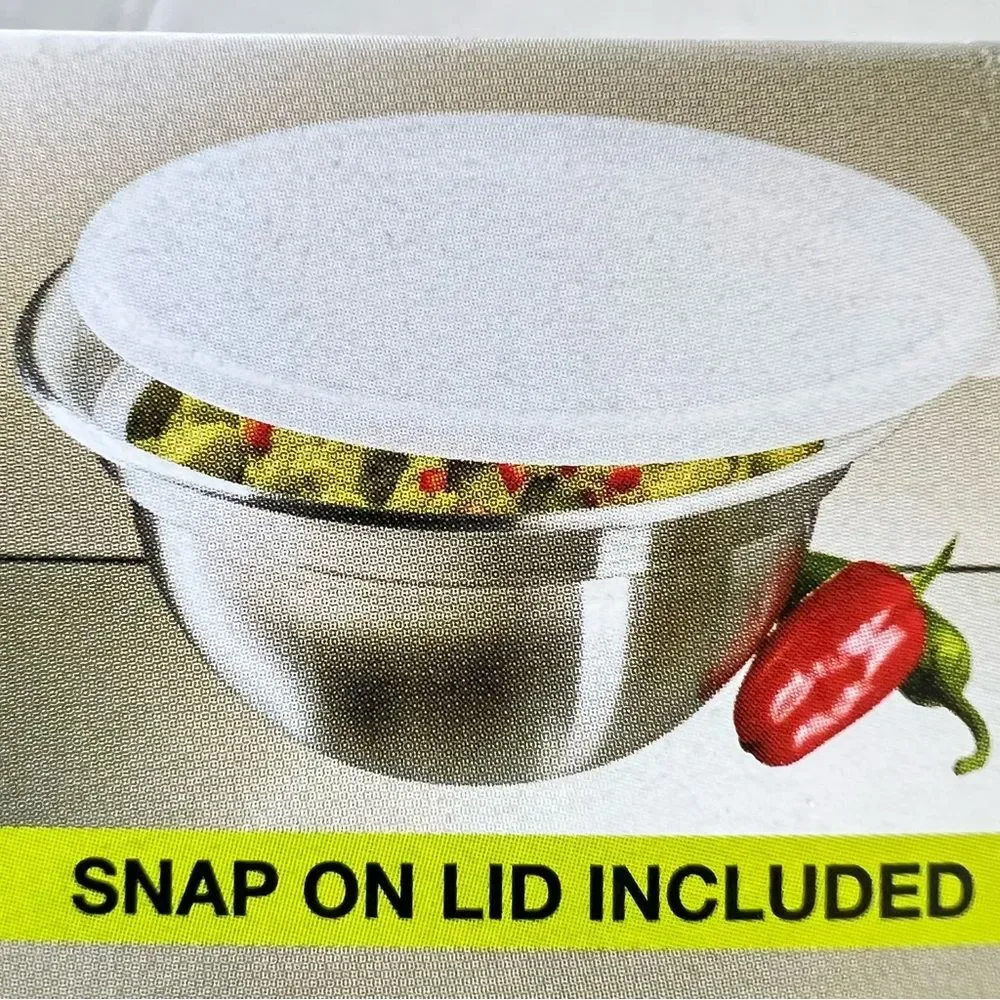 Prodyne Iced Dip 3 Piece Iced Stainless Steel & Acrylic Dip Cup With Lid